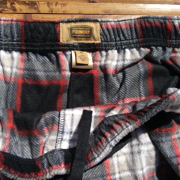 Foundry Microfleece Pajama Pants Plus Size 4XL 2XL - Picture 4 of 7